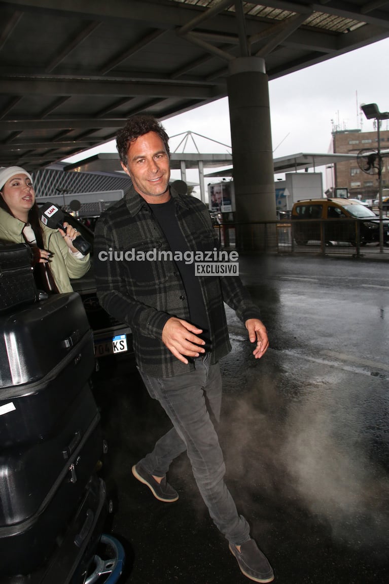 Martín Pepa llegó a la Argentina con Pampita (Foto: Movilpress).