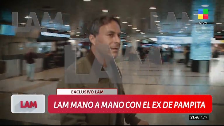 Martín Pepa llegó a la Argentina (Foto: captura de LAM).