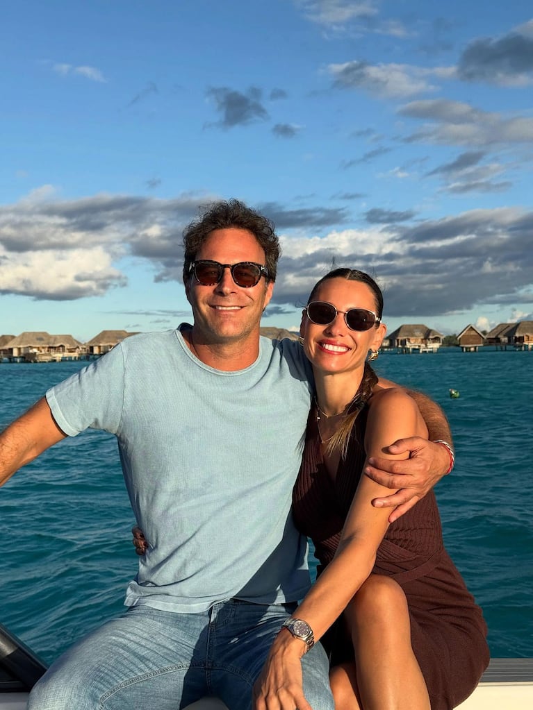 Martín Pepa y Pampita en Polinesia. (Foto: @martinpepa1)