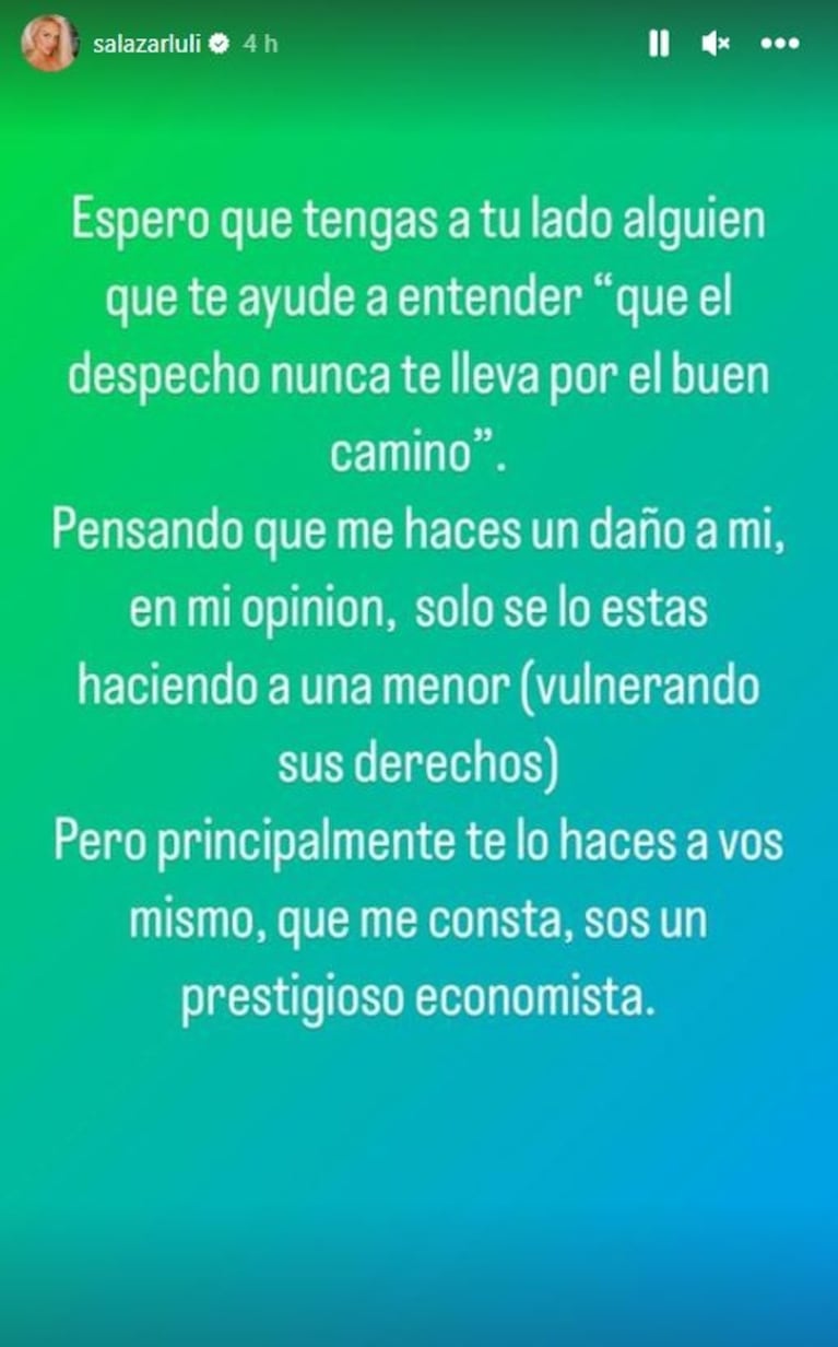 Martín Redrado, embargado: debe 10 meses de la cuota alimentaria de Matilda Salazar