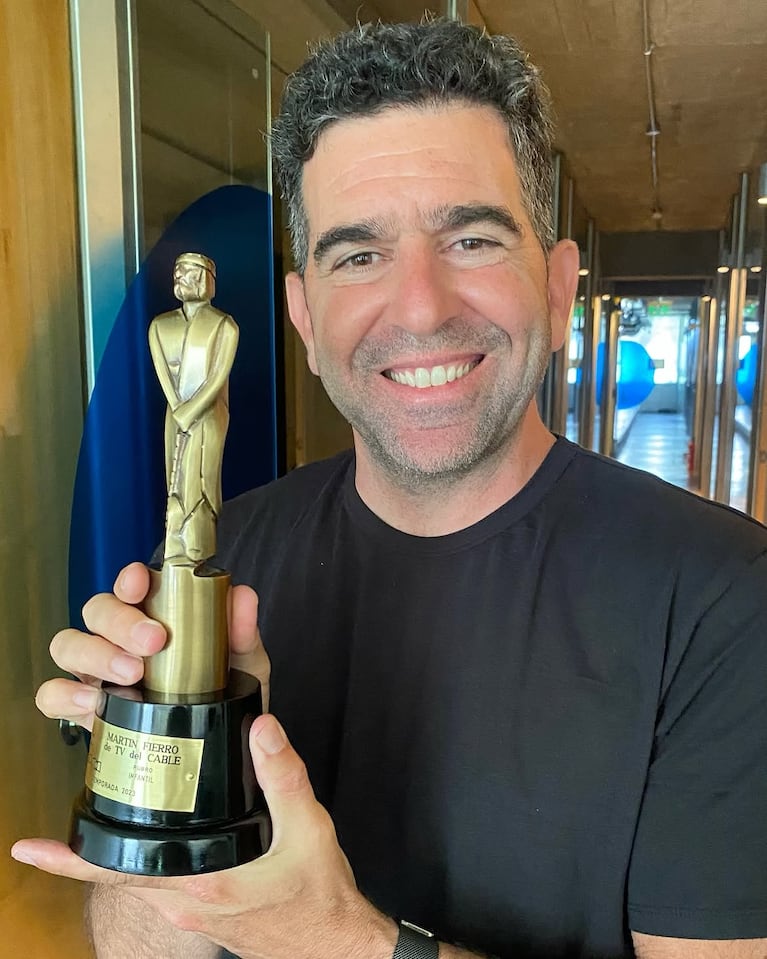 Martín Sabán ganó un premio Martín Fierro a ejor programa infantil 2023 por Sé Tu Misma.