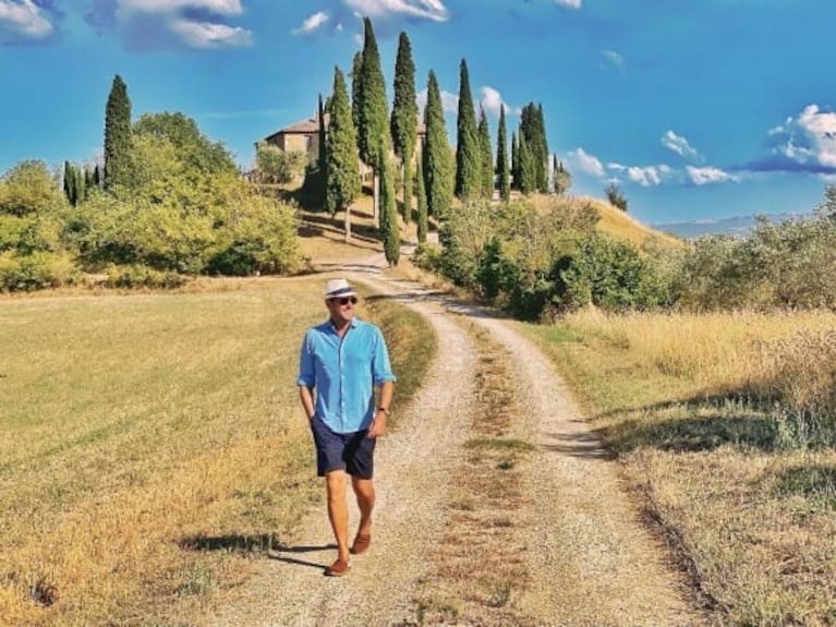Martín Virasoro, ex de Marina Calabró, se mudó a la Toscana y escribe sobre counseling