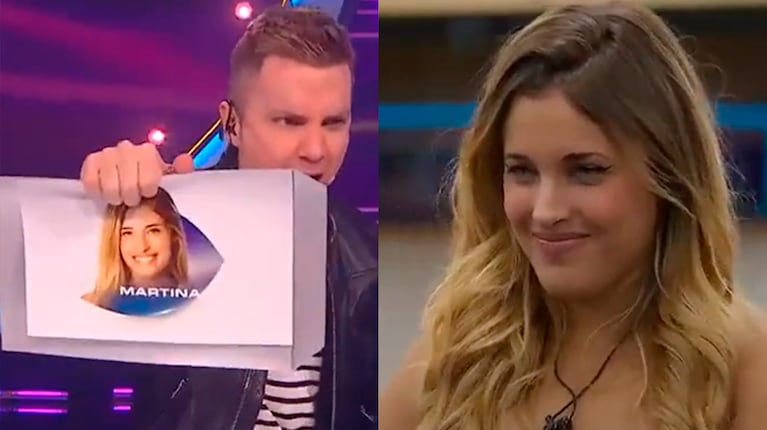 Martina quedó eliminada de Gran Hermano. Foto: Telefe