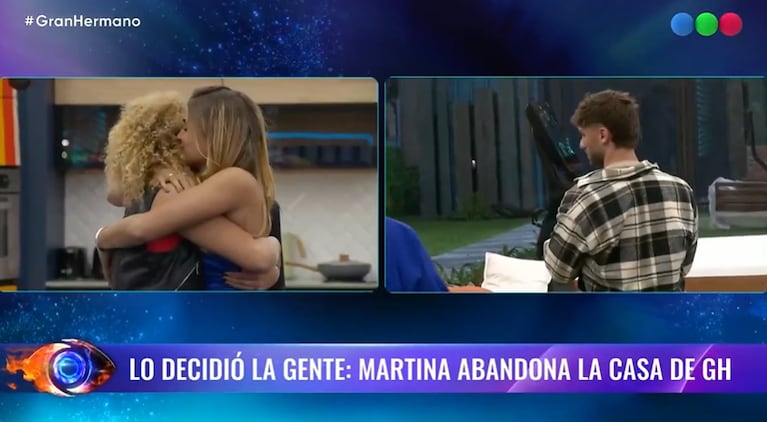 Martina quedó eliminada de Gran Hermano. Foto: Telefe