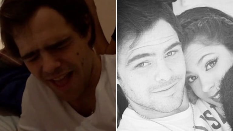 Martina Stoessel subió un tierno video de su novio, Peter Lanzani. (Fotos: Twitter e Instagram)