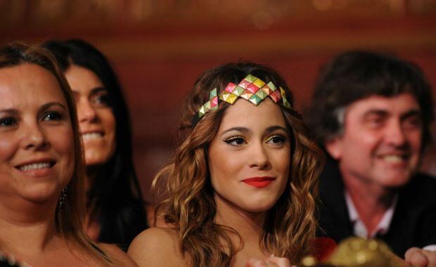 Martina Stoessel tampoco pudo evitar la emoción (Foto: Telefe). 