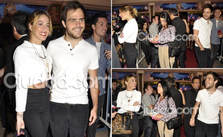 Martina Stoessel y Peter Lanzani: romance y simpatía en la noche porteña. (Foto: Jennifer Rubio - Ciudad.com)