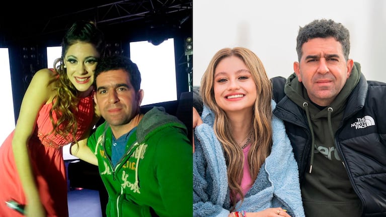 Martina Tini Stoessel, Martín Sabán y Karol Sevilla. (Foto: Album Sabán)