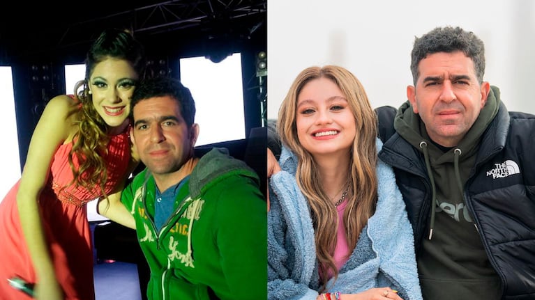 Martina Tini Stoessel, Martín Sabán y Karol Sevilla. (Foto: Album Sabán)