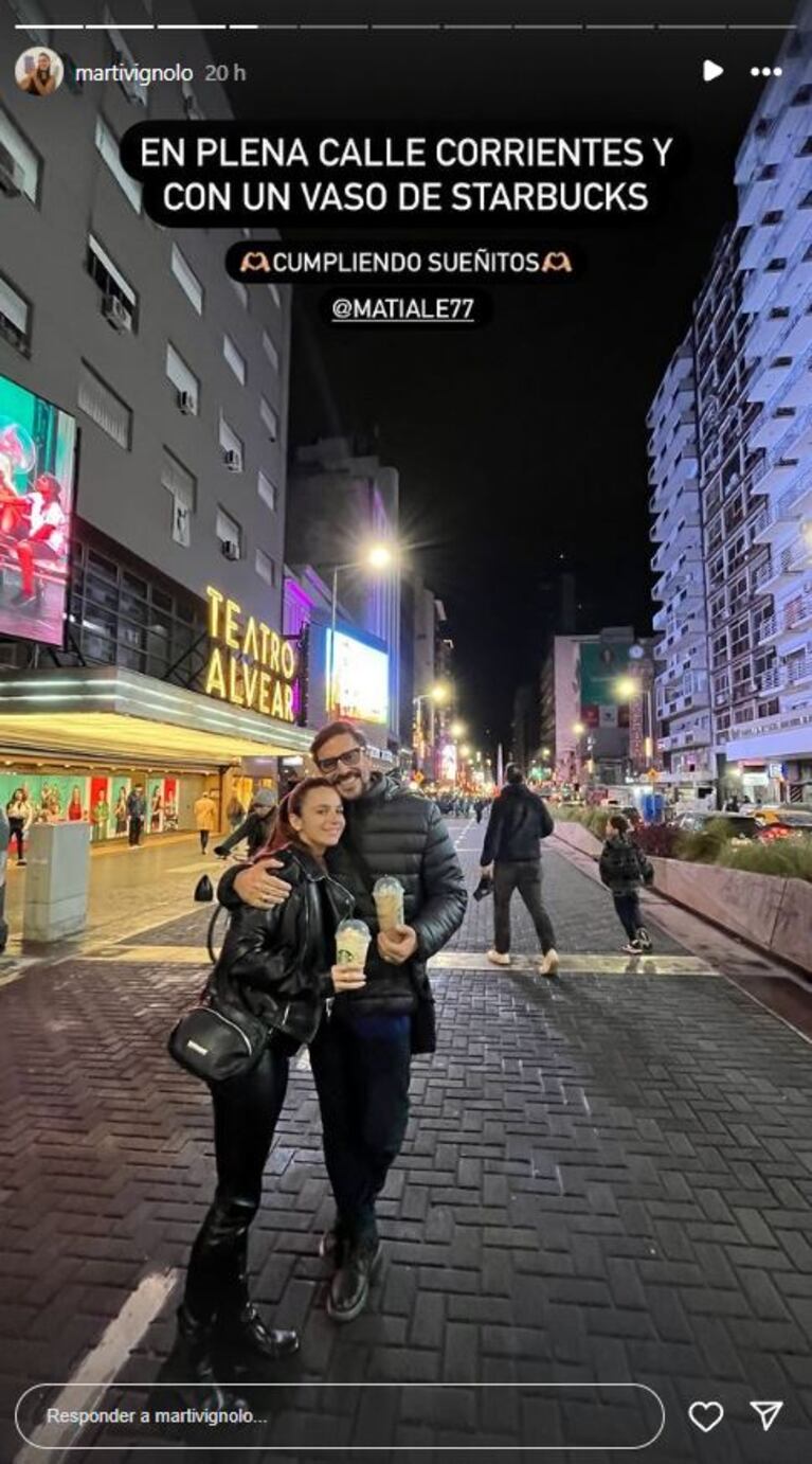 Martina Vignolo, la novia de Matías Alé, cumplió su sueño. (Foto: Instagram /martivignolo)