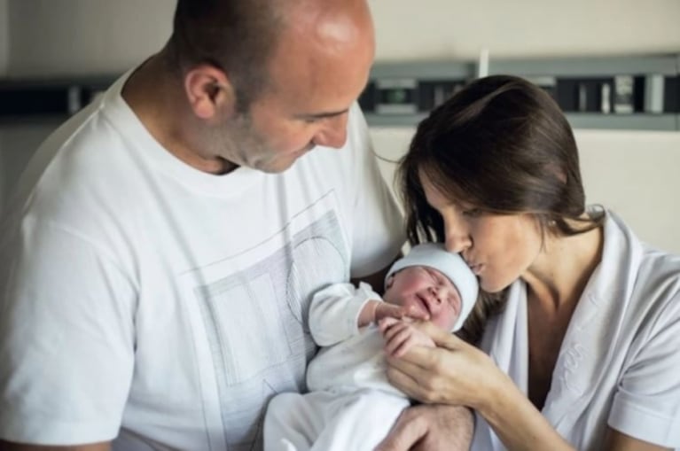 Martiniano Molina presentó a Pedro, su hijo recién nacido: "Cuando nació se movió mucha energía, fue un parto hermoso"