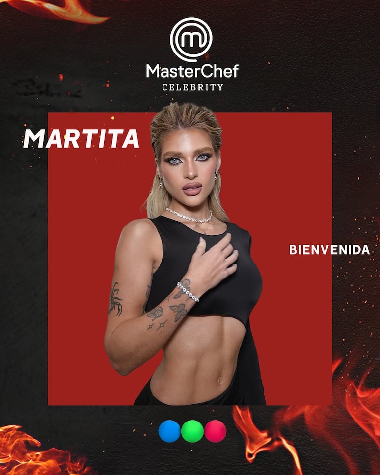 Martita Fort en MasterChef Celebrity (Foto: Instagram @
masterchefargentina)