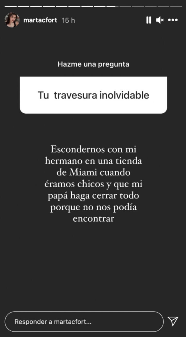 Martita Fort recordó una travesura de chica que sacó de quicio a Ricardo Fort: "Hizo cerrar todo el lugar"