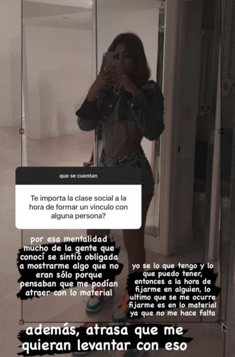 Martita Fort se enojó con un seguidor por preguntarle si busca una pareja con dinero: "Atrasa que me quieran levantar con eso"