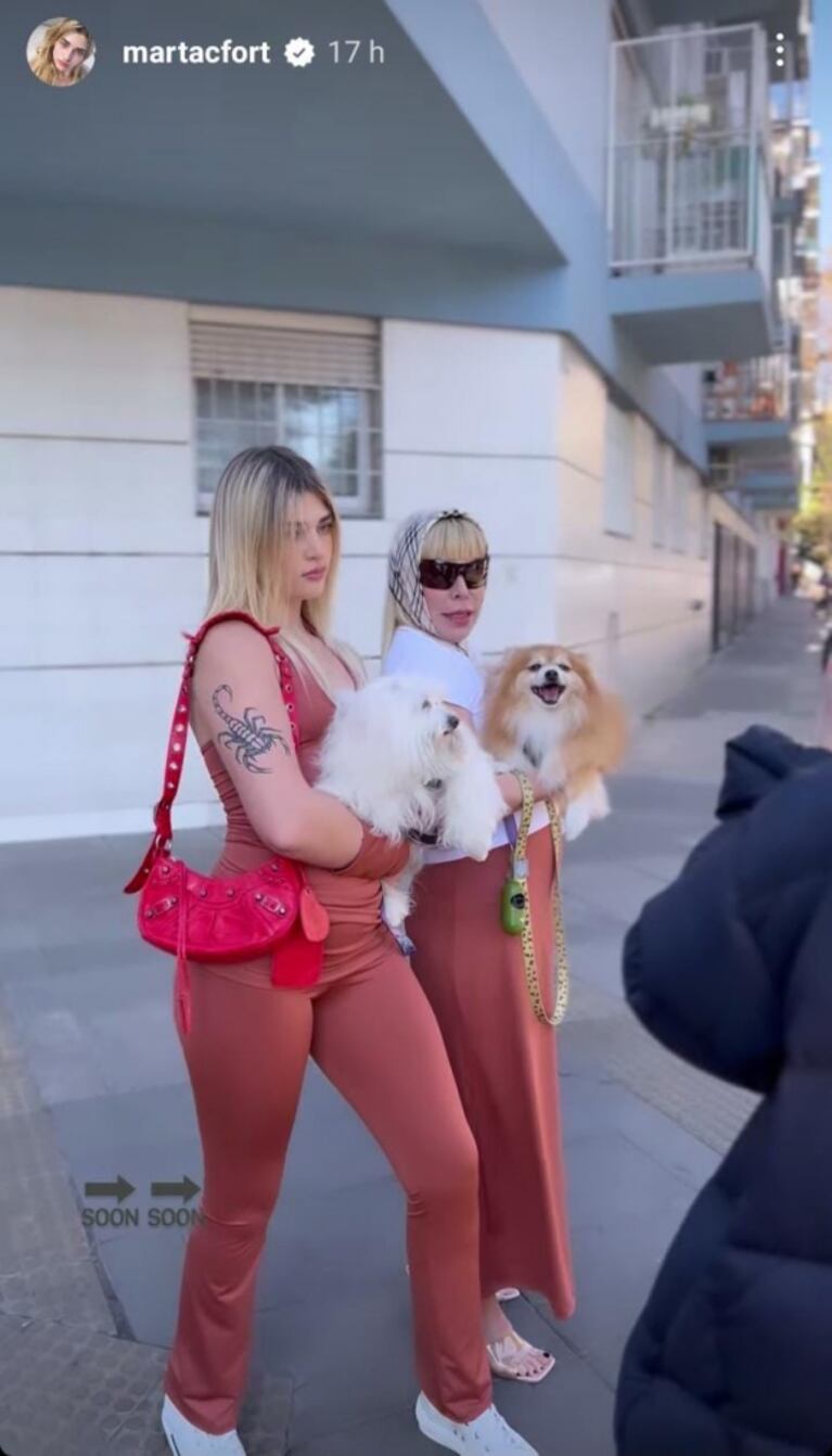 Martita Fort volvió a trabajar como modelo: protagonizó una campaña para Cande Tinelli