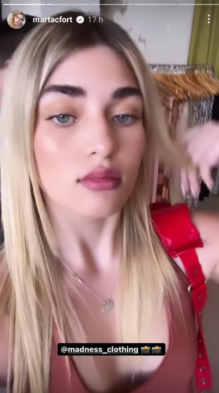 Martita Fort volvió a trabajar como modelo: protagonizó una campaña para Cande Tinelli