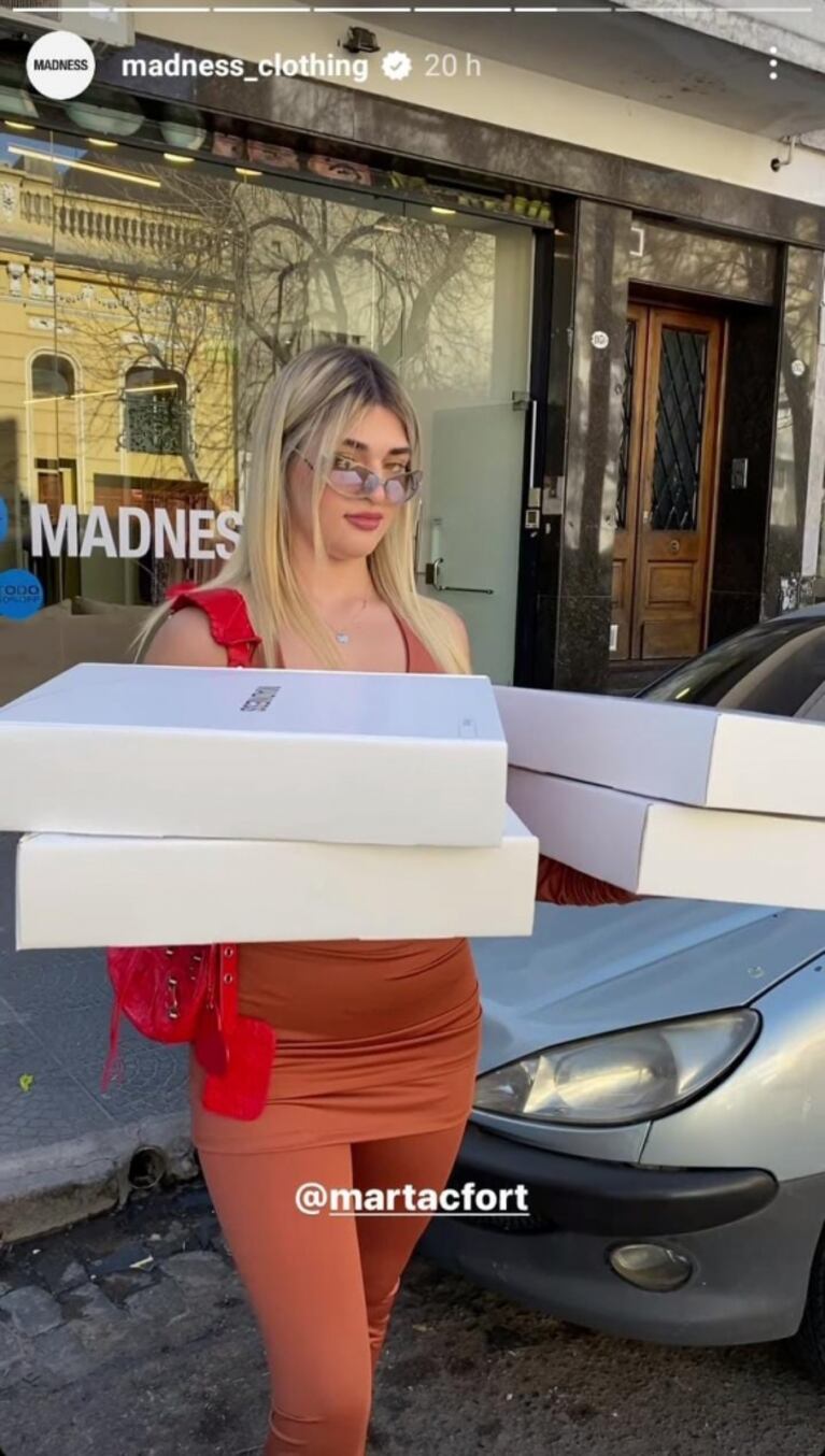 Martita Fort volvió a trabajar como modelo: protagonizó una campaña para Cande Tinelli