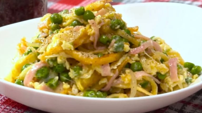 Maru Botana reveló cómo cocinar un clásico porteño: revuelto de gramajoFoto: CucinareTV