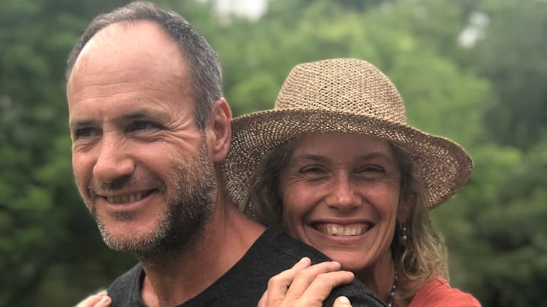 Maru Botana y su marido, Bernardo Solá.