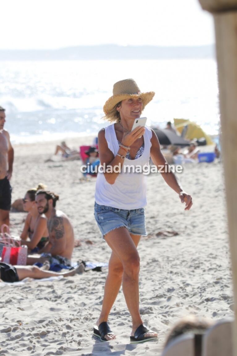 Maru Botana y sus hijos en José Ignacio: días de playa, arena y sol en familia