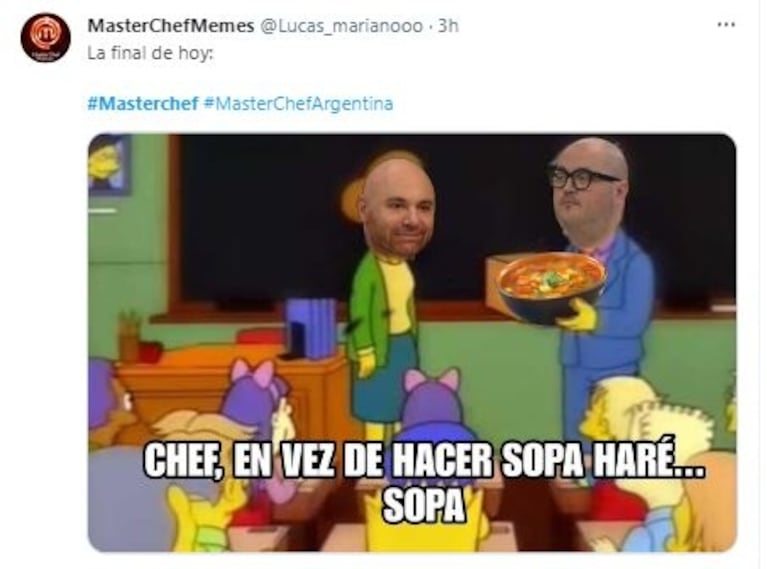 MasterChef: la primera gala de la final de generó una catarata de memes 