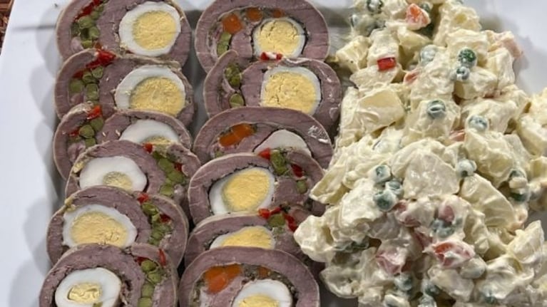 Matambre arrollado con ensalada rusa, pero con un ingrediente secreto. Foto:; Cucinare.TV.
