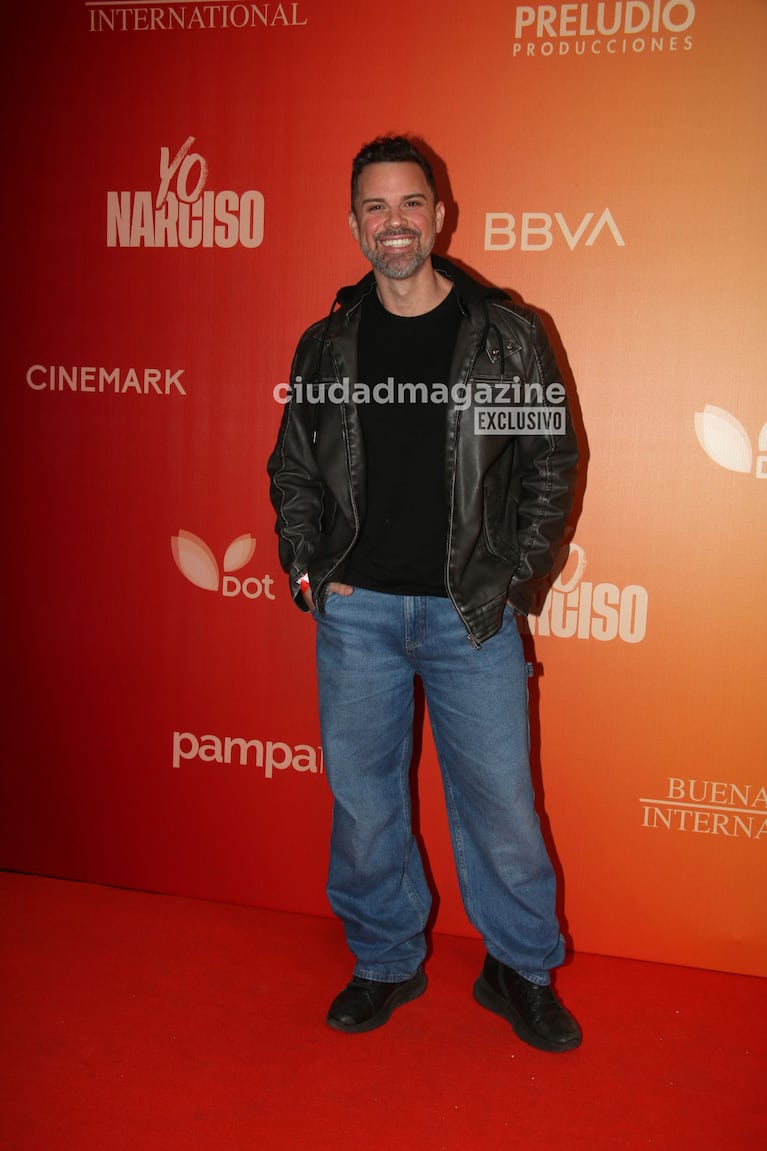 Mati Vázquez en el estreno de Yo Narciso (Foto: Movilpress).