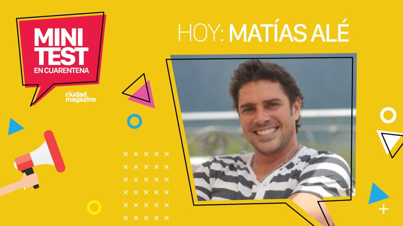 Matías Alé en cuarentena