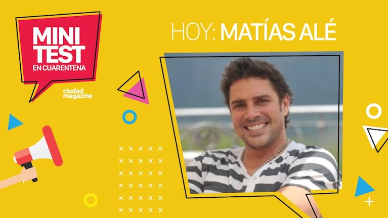Matías Alé en cuarentena