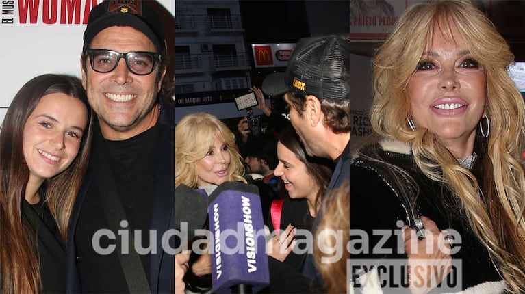 Matías Alé, Martina Vignolo y Graciela Alfano se encontraron en el Teatro Astral y hablaron con la prensa (Fotos: Movilpress).