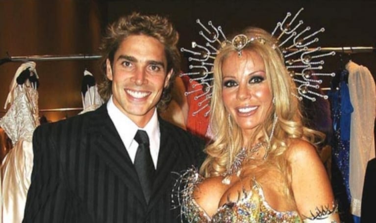 Matías Alé y Graciela Alfano en los inicios de su romance. Foto: archivo Ciudad Magazine