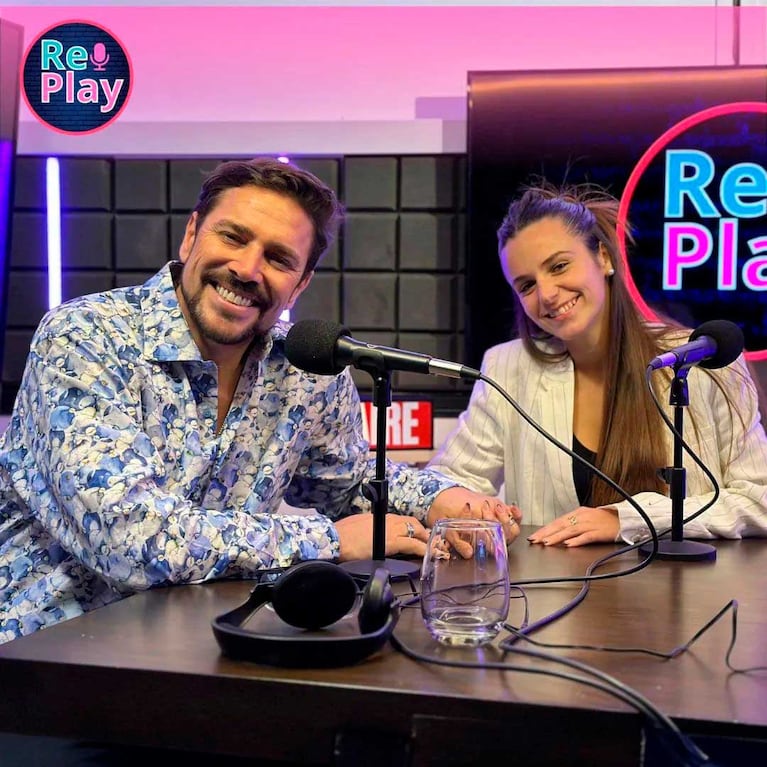 Matías Alé y Martina, su novia.