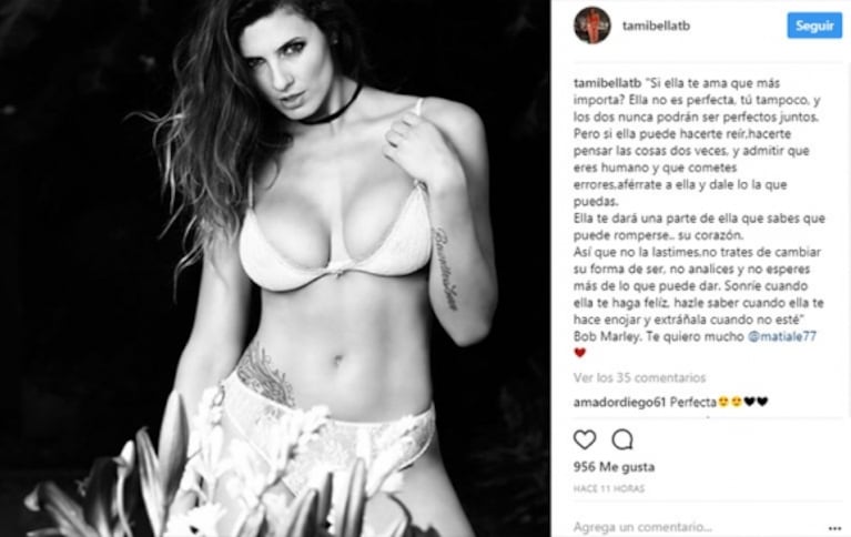 Matías Alé y Tamara Bella, enamorados: primera salida oficial y mensajes súper románticos