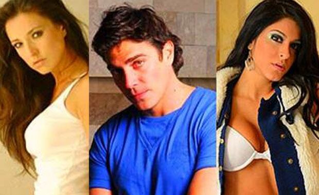 Matías Alé y un juego a dos puntas con Andrea Estévez y Celeste Muriega. (Foto: Web)