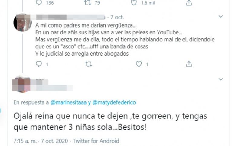 Matías Defederico arremetió duro contra Cinthia Fernández: "Mis hijas tienen su casa, que yo mismo compré"