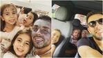 Matías Defederico compartió la divertida clase de maquillaje a la que lo sometieron sus hijas (Fotos: Instagram)