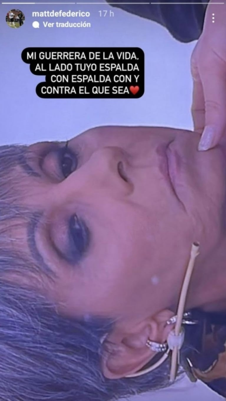 Matías Defederico salió a defender a su mamá tras sus escandalosas acusaciones contra Cinthia Fernández