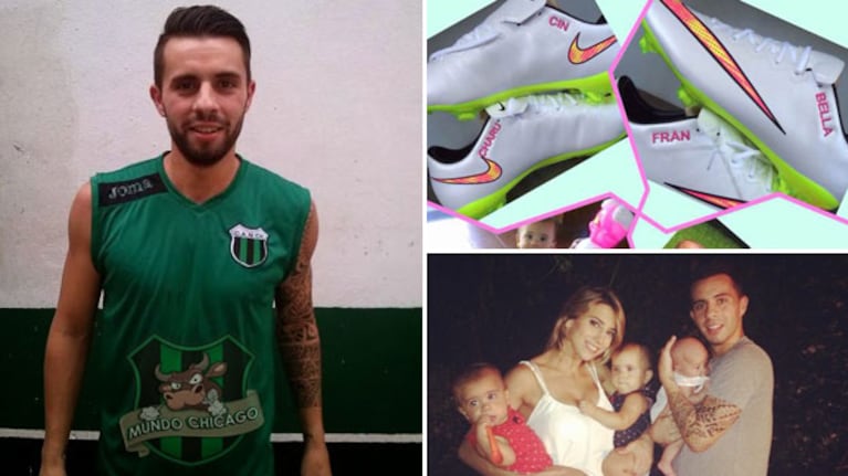 Matías Deferico y un romántico gesto futbolero. (Foto: Web y Whatsapp)