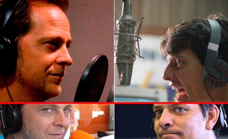 Matías Martín le respondió a Mario Pergolini. Un duelo de ida y vuelta. (Fotos: archivo Web)