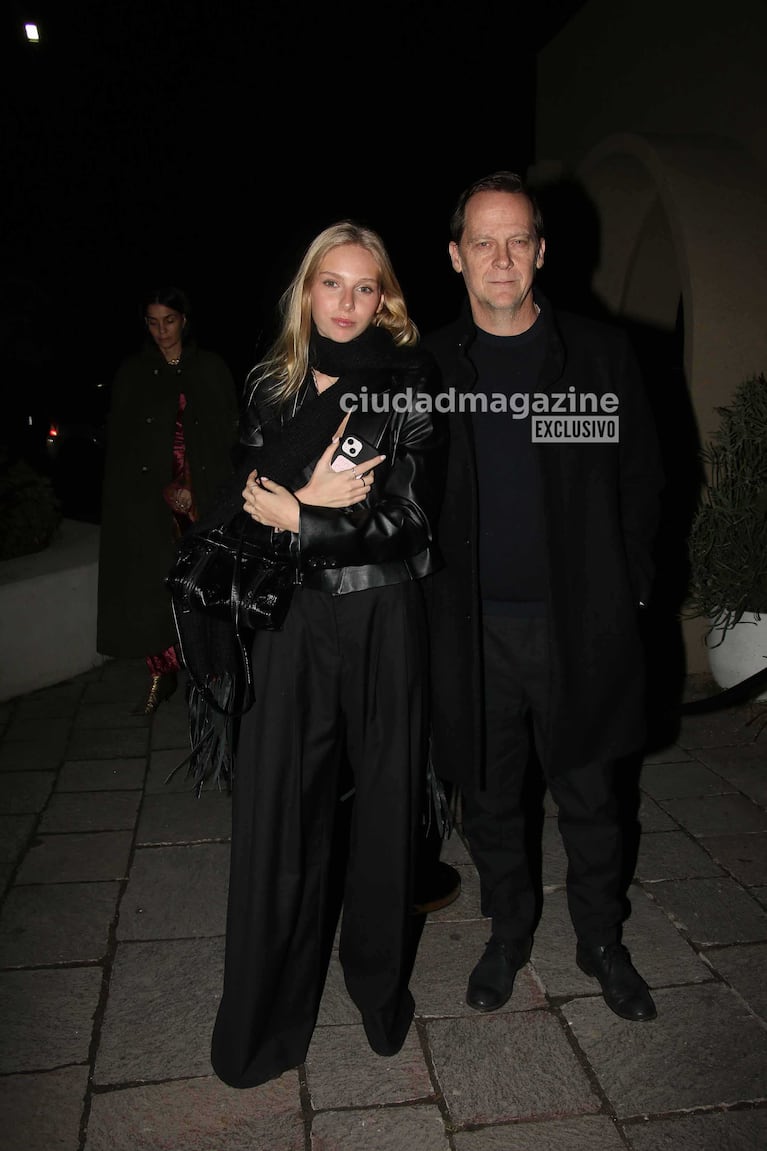 Matías Martin y su hija Mia (Foto Movilpress)