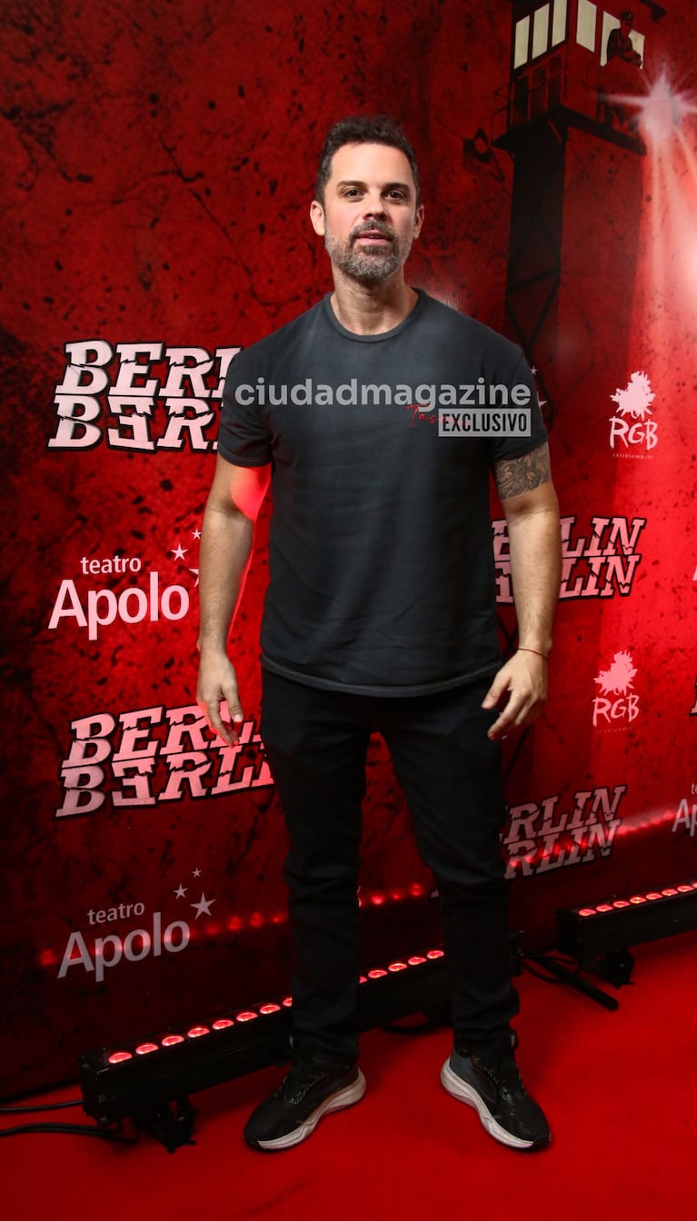 Matías Vázquez en el estreno de Berlín Berlín (Foto: Movilpress).