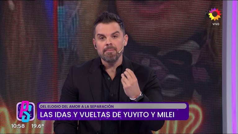 Matías Vázquez en Puro Show (Foto: captura de eltrece).
