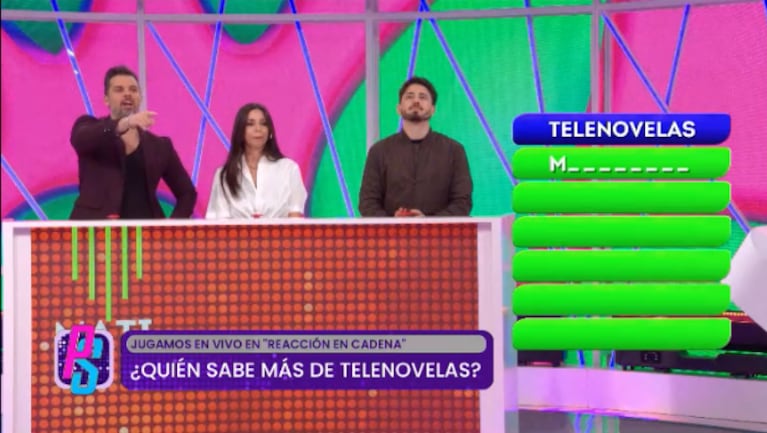 Matías Vázquez, Pochi y Pampito. Captura: eltrece