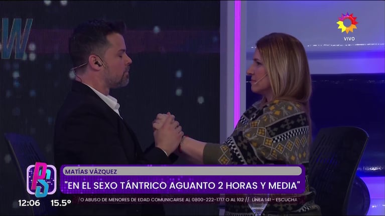 Matías Vázquez y Carolina Molinari.