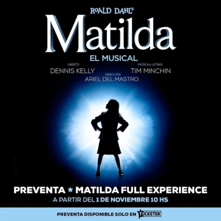 Matilda el musical: ya están a la venta las entradas y hay un regalo especial para las primeras 6 mil