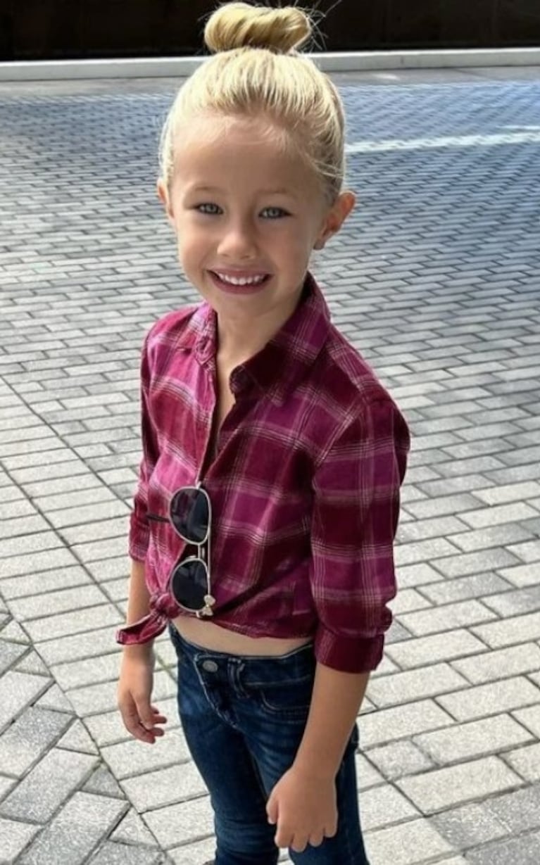 Matilda, la hija de Luciana Salazar, brilló con este cancherísimo look estilo "cowgirl"