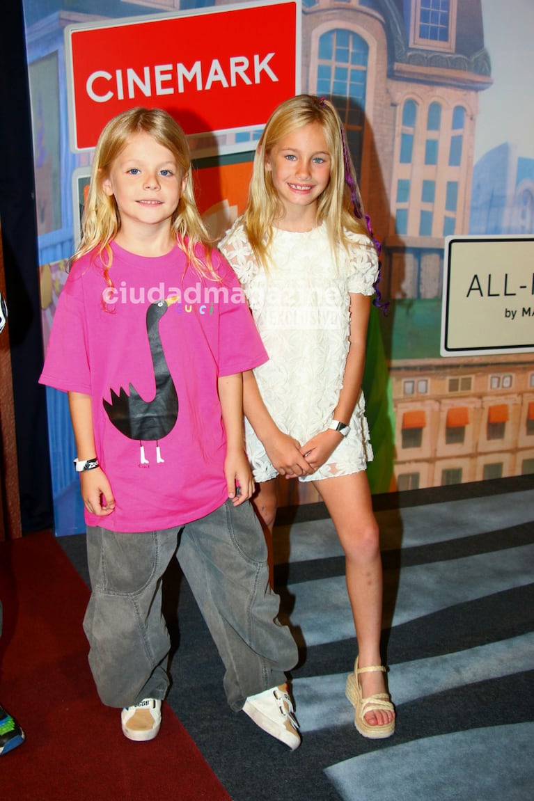 Matilda Salazar y Dionisio Mendoza en el estreno de Zootopia (Foto: Movilpress).