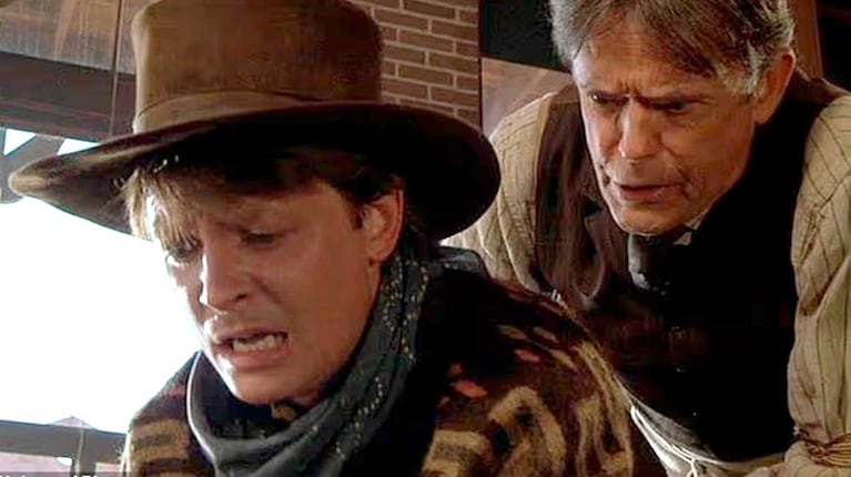 Matt Clark en Volver al Futuro III (Foto: captura de la película)