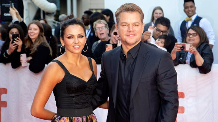 Matt y Luciana tienen tres hijas.