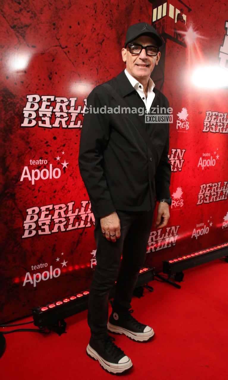 Mauricio Dayub en el estreno de Berlín Berlín (Foto: Movilpress).